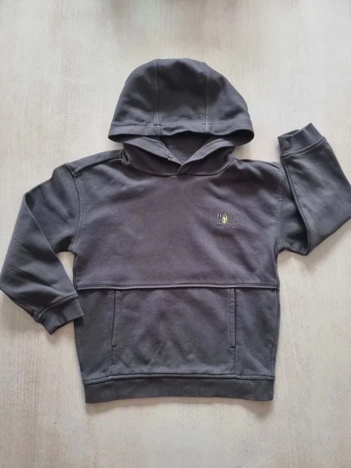 Sweat à capuche gris - Kiabi - Taille 6 ans