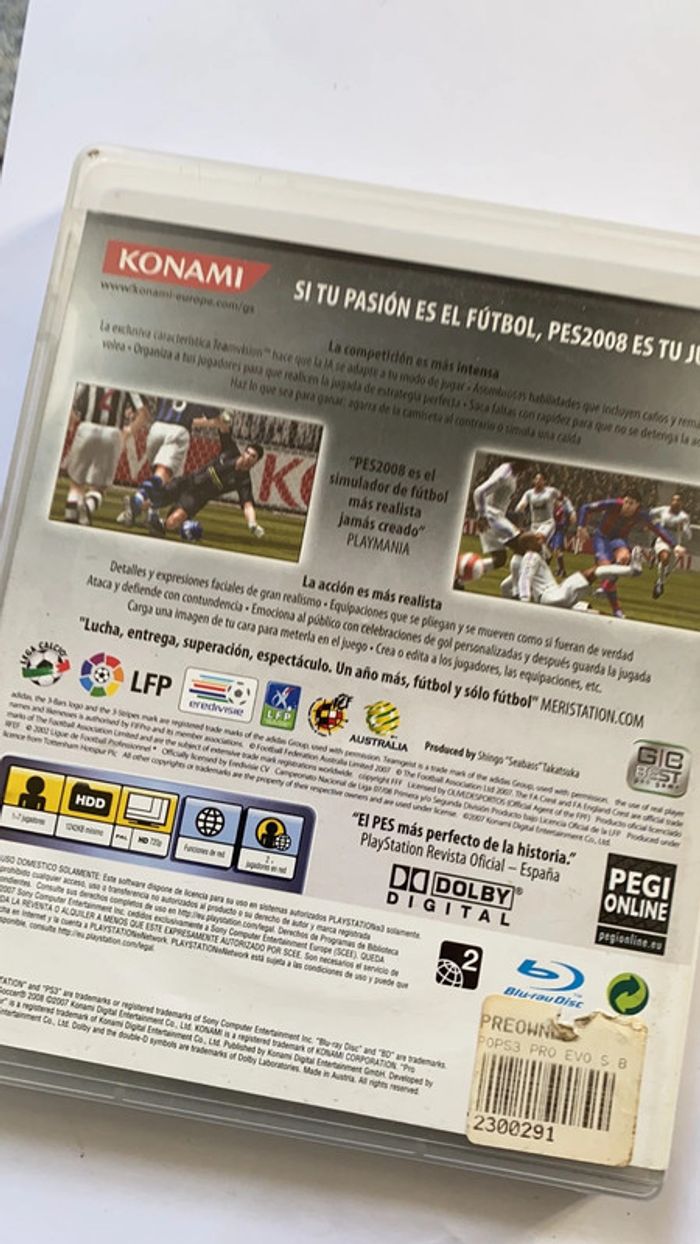PES 2008 ps3 - photo numéro 2