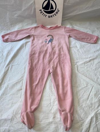 pyjama velour petit bateau 24 mois