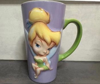 Tasse longue Fée Clochette 3D – parfait état