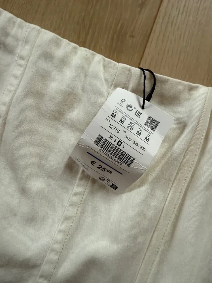 Crop top blanc P&B - photo numéro 3