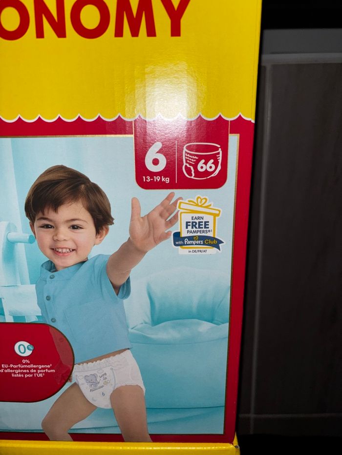 Lot de 2 Maxi Pack de 66 Couches Pampers Protection Premium Pants Neuf Dans L’emballage Taille:  6 - photo numéro 2