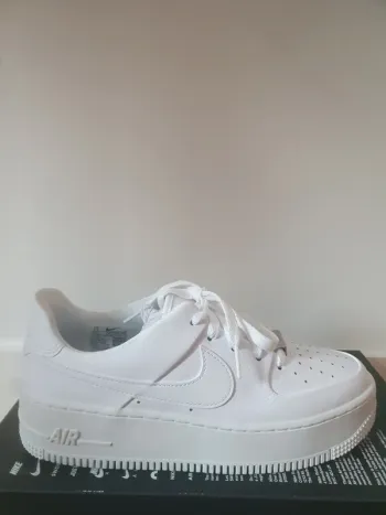 Nike Air Force 1 Sage "full white"(38.5)