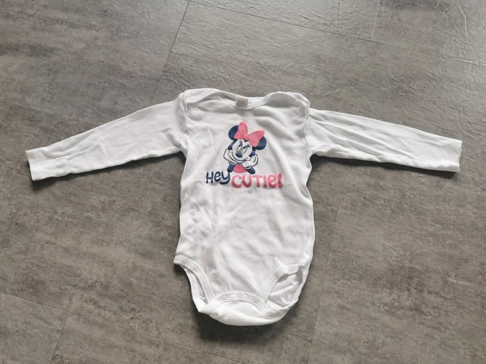 Body manches longues bébé fille 12/24 mois Minnie