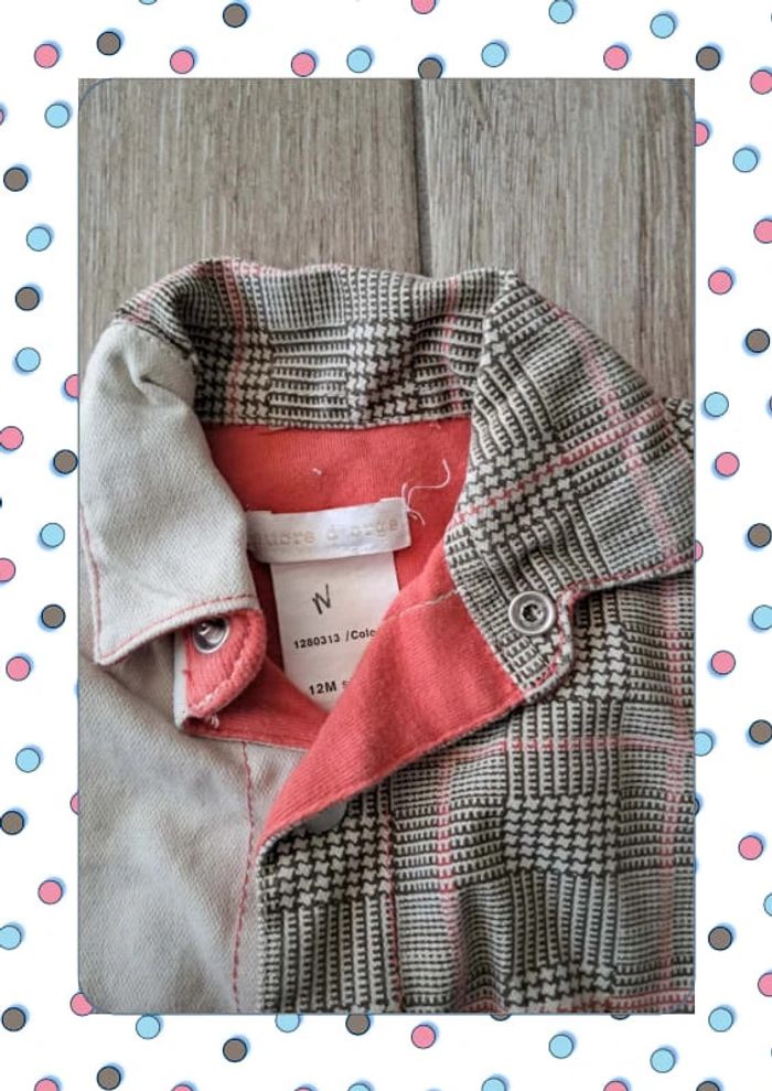 💖 Veste doublée Sucre d'Orge 12 mois - photo numéro 3