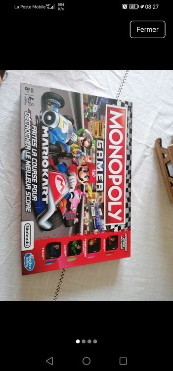 Monopoly Mariokart Hasbro