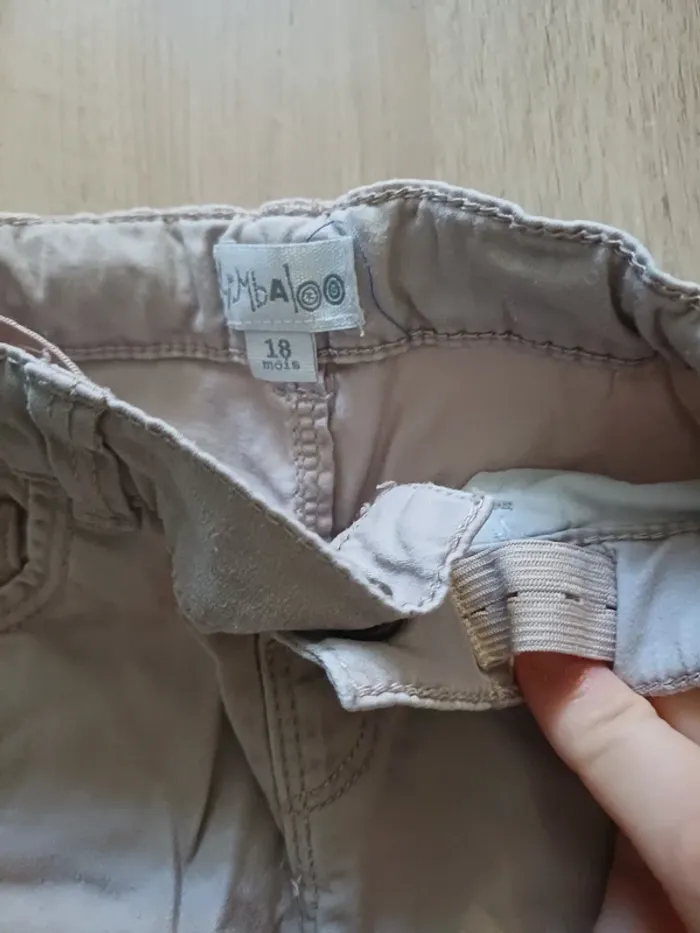 Pantalon beige kimbaloo - photo numéro 2