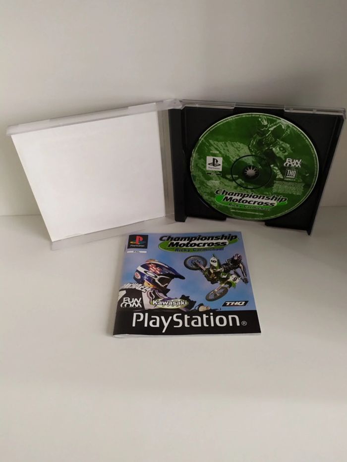 Championship motocross ft.Ricky Carmichael PlayStation 1 Psone Ps1 Pal complet - photo numéro 3