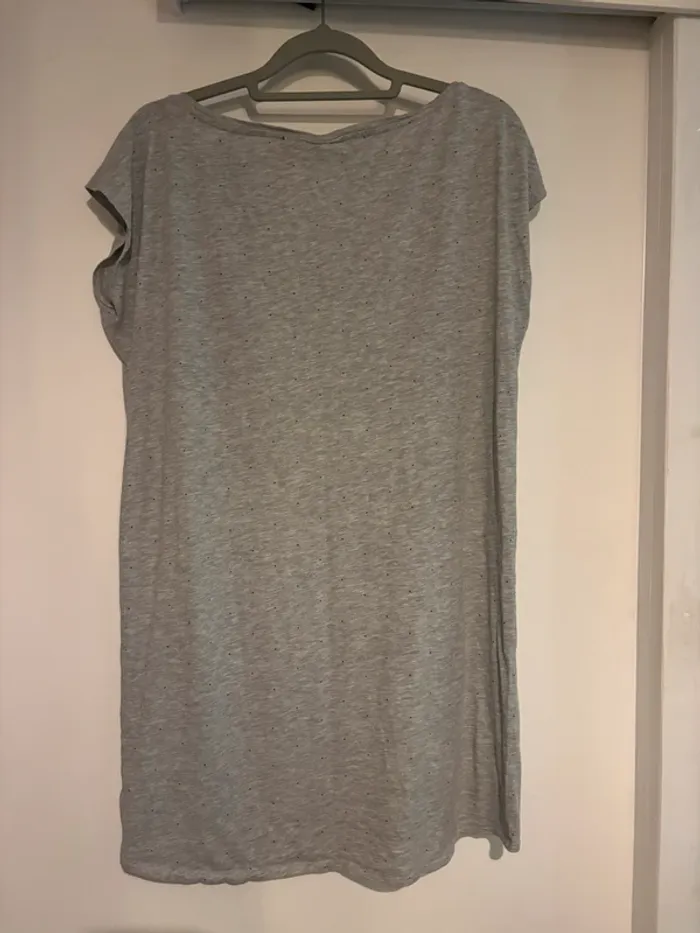 Lot de 2 chemises de nuit grises – Lingerie & Kiabi – Taille S - photo numéro 10