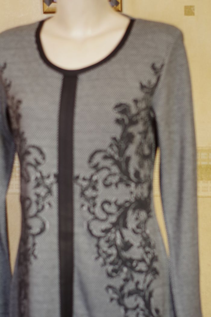 CREAM Robe motifs style baroque T L - photo numéro 2