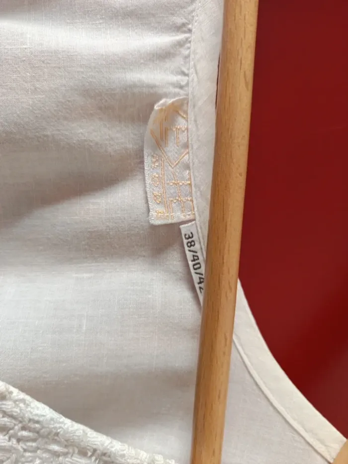 Blouse vintage Zeste de Mode t.38/40 100% coton - photo numéro 4