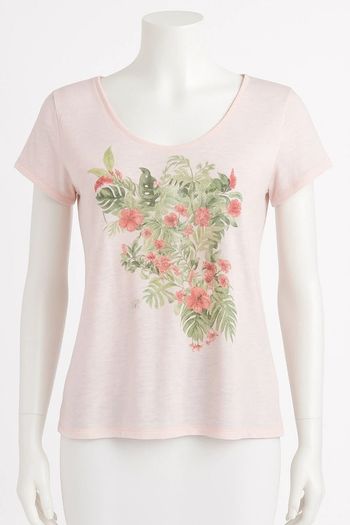 T-shirt femme Sun Valley Floral tropical