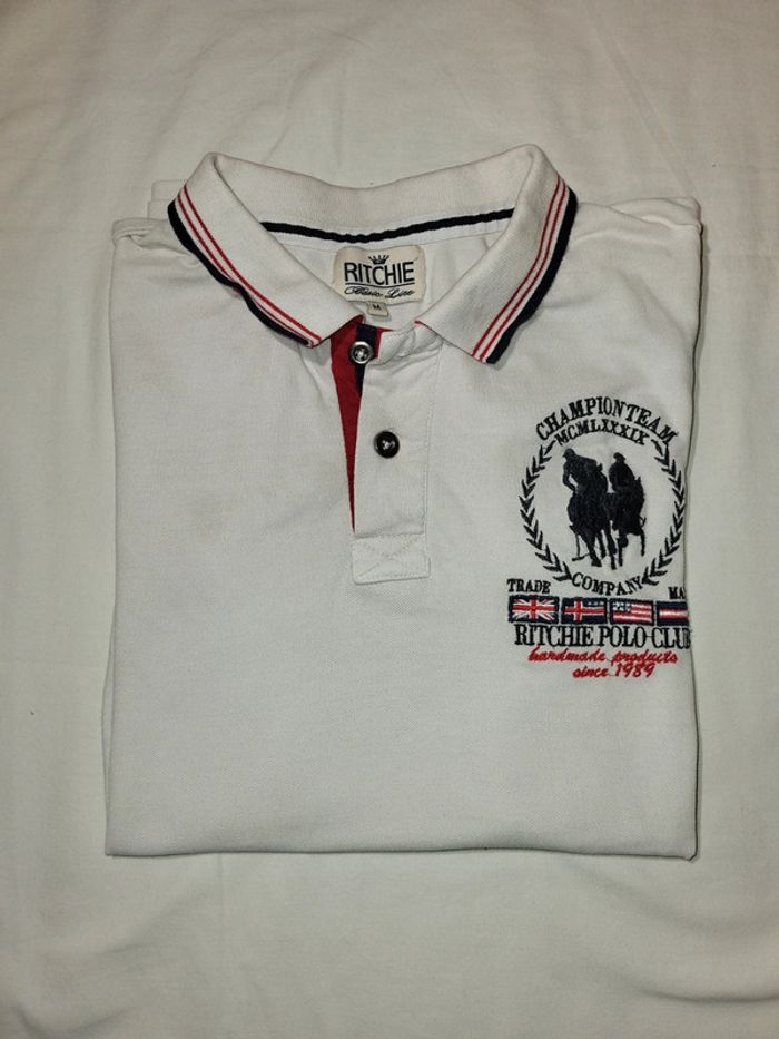 Polo manche courte blanc ! - photo numéro 2