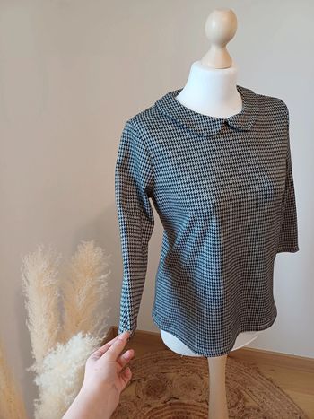 Blouse épaisse à imprimé Pied de poule Cache Cache taille S 36