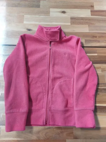 Gilet polaire rose esprit