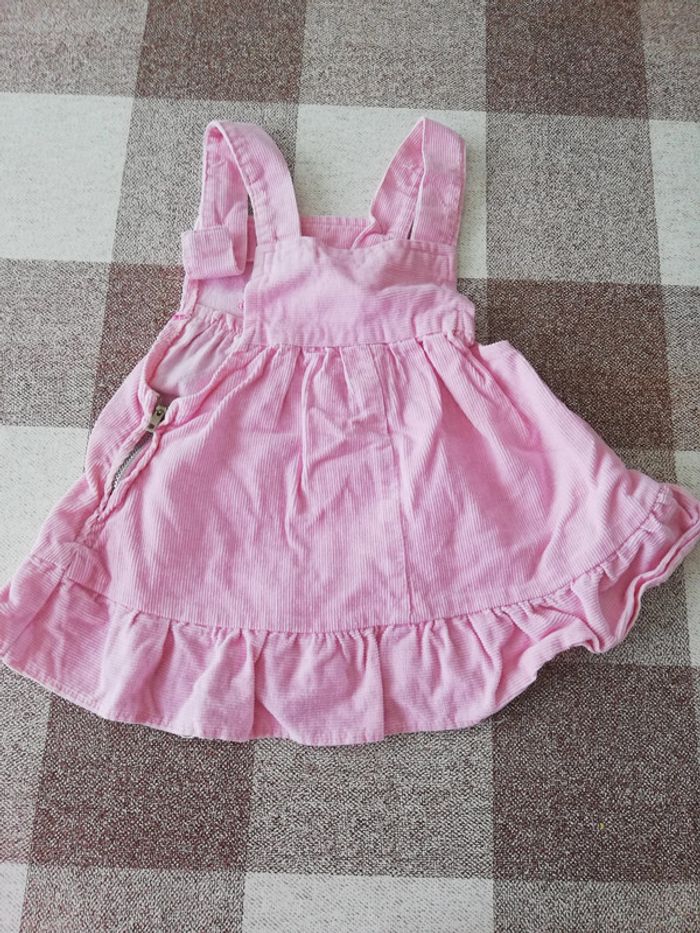 Robe à bretelles épaisse rose lolipop 68 cm - photo numéro 3
