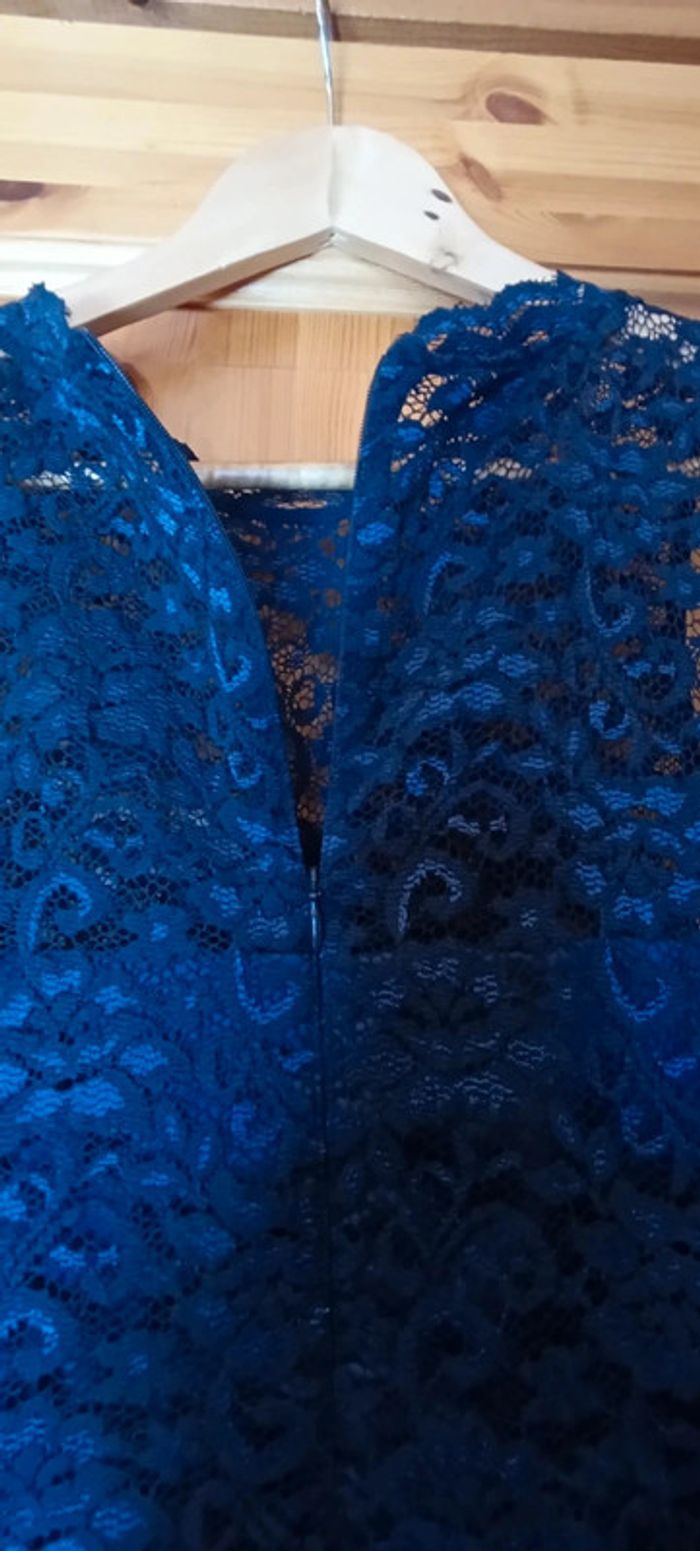 Robe bleue marine swing taille 40/L/12 - photo numéro 6