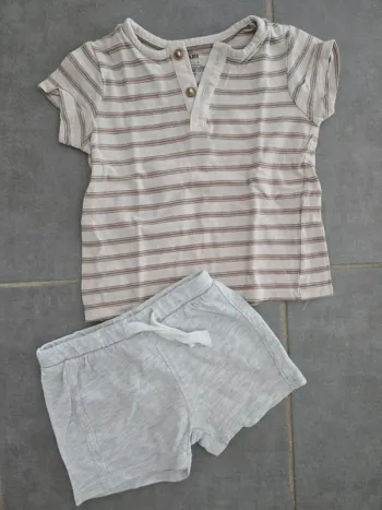 Ensemble short 12 mois