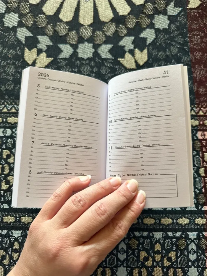Lot de 3 petits agendas 2025-2026 - photo numéro 4