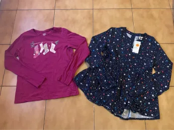 Lot 2 t shirts fille 12 ans