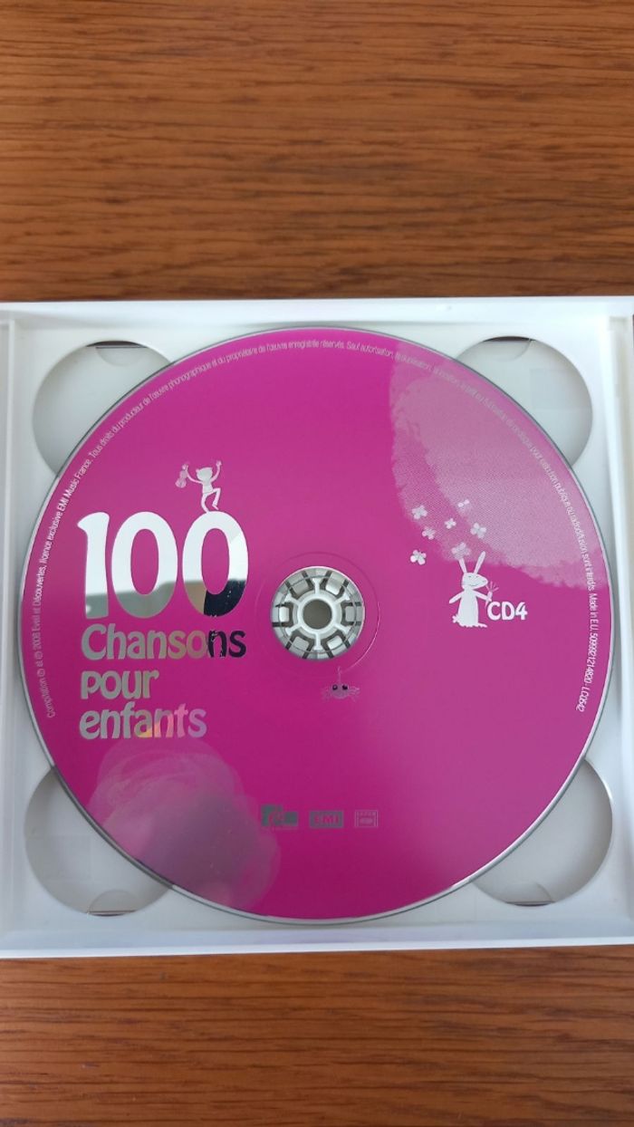 Coffret 4 CD : 100 chansons pour enfants - photo numéro 6