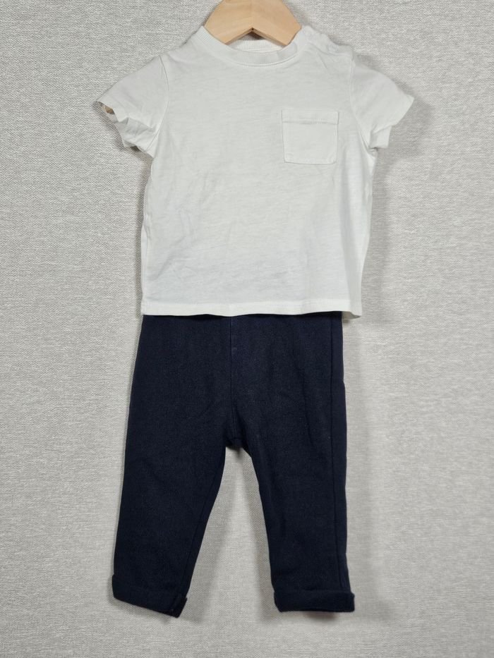 Ensemble 2 pièce Pantalon + T-shirt Kiabi 9 mois 71 cm