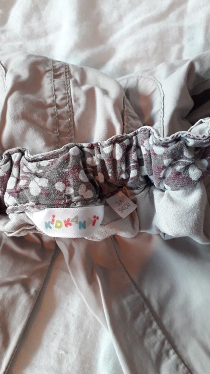 Pantalon fille beige 3 ans/94 cm - photo numéro 5