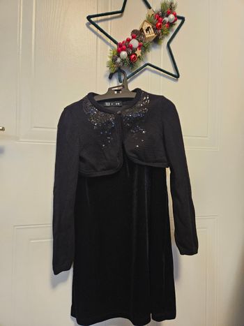 Robe sans manche noir 4/5ans avec bolero