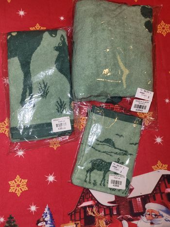 Lot serviettes et gants modèle douceur du matin