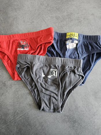 Lot de 3 slips garçon - 2/3 ans - Disney / Marvel