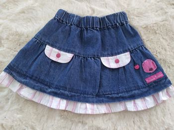 Jupe jeans 12 mois princesse patatra