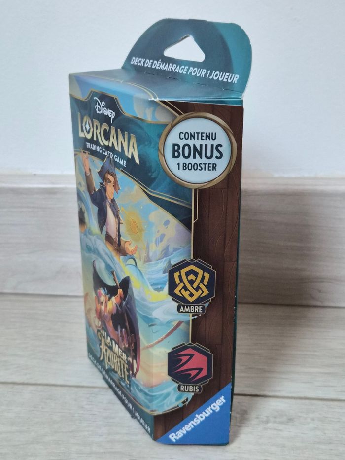 Deck de démarrage Disney Lorcana La mer azurite ambre rubis neuf - photo numéro 4