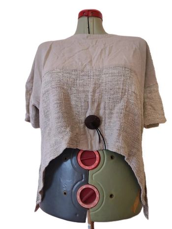 Haut Bohème Paradisle Ecru Taille 46/48