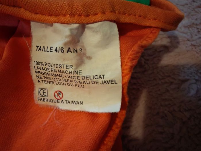 Déguisement Citrouille 4/6 ans. - photo numéro 3