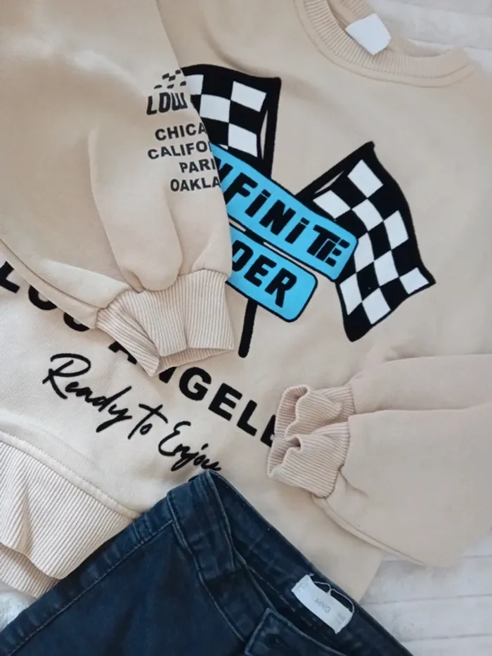 Ensemble fille sweat +slim 8/9ans 🤎🖤 - photo numéro 6
