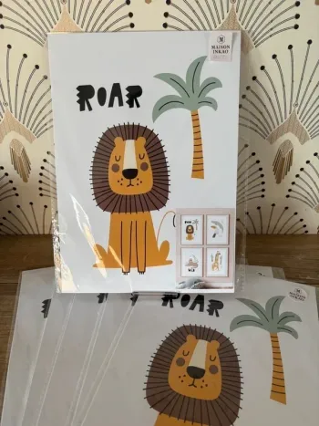 Affiches Wild Jungle pour chambre enfant