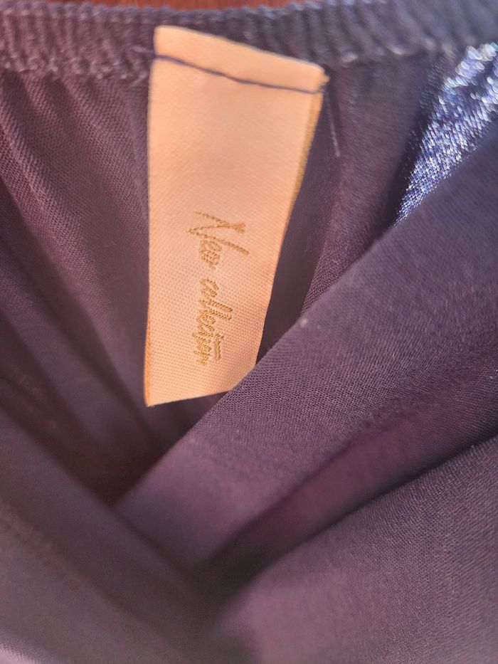 Robe longue bleu marine taille unique - photo numéro 3