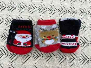 Chaussettes bébé Noël