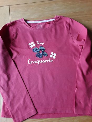 Ti-shirt manches longues à sequins