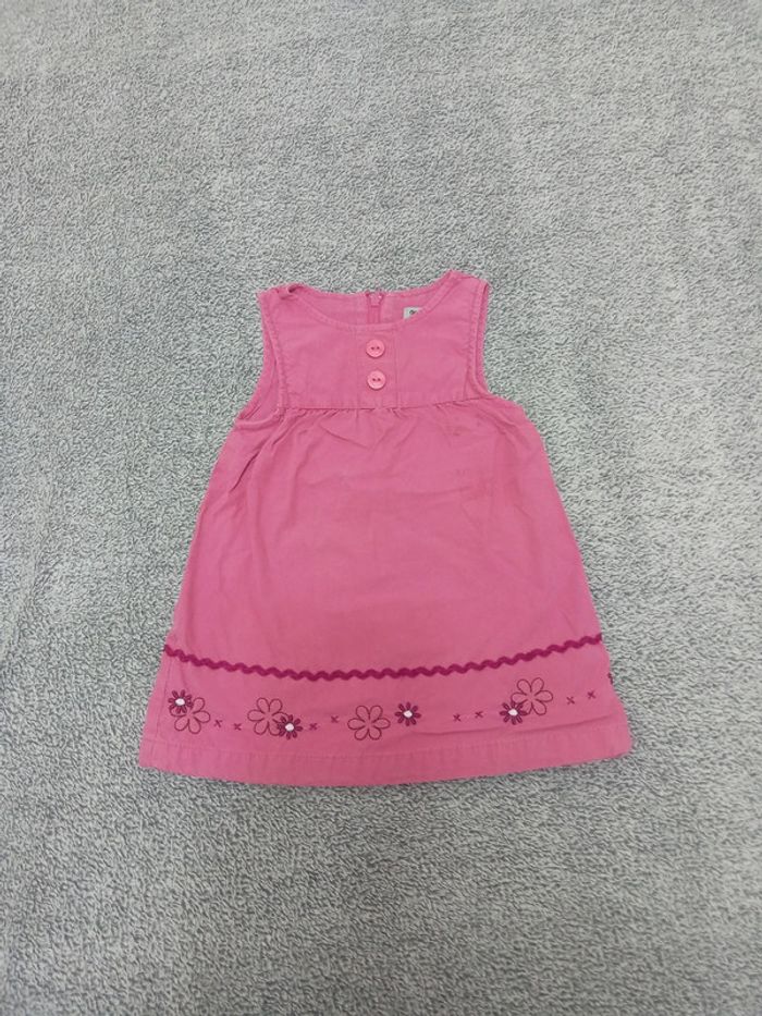 Robe tape à l'oeil 3 mois fuchsia/rose