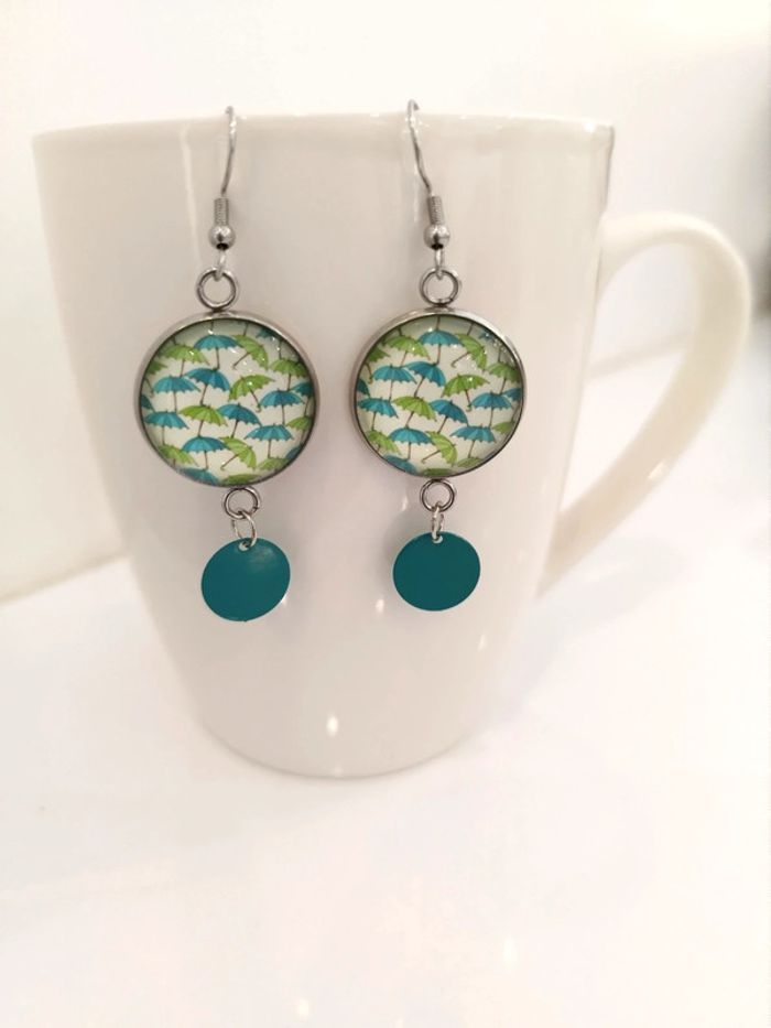 Boucles d'oreilles parapluies