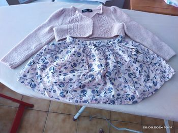 Ensemble jupe et gilet 3 ans