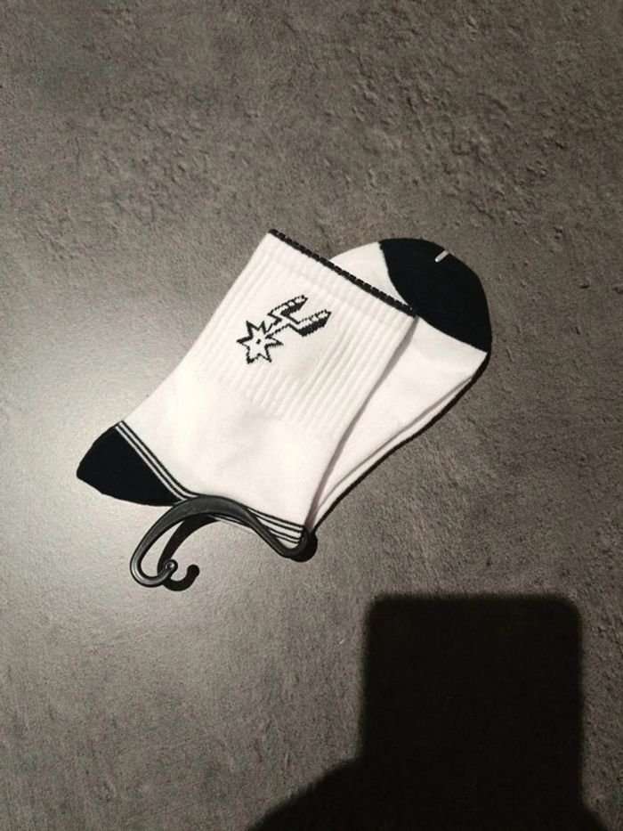 Chaussettes NBA san Antonio Spurs blanc/noir - photo numéro 2