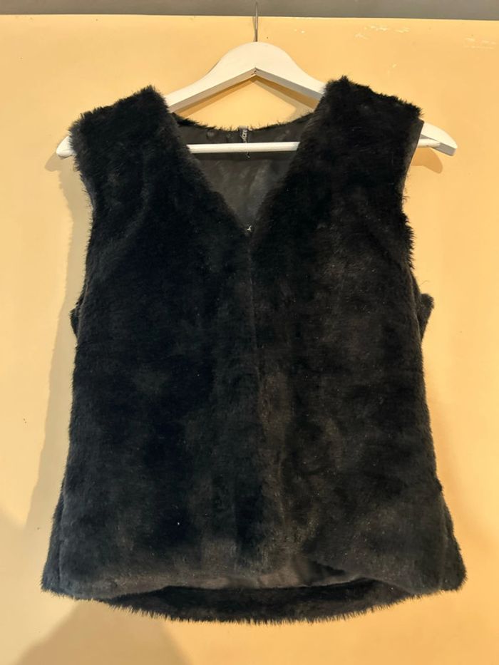 Gilet fourrure sans manche - photo numéro 2