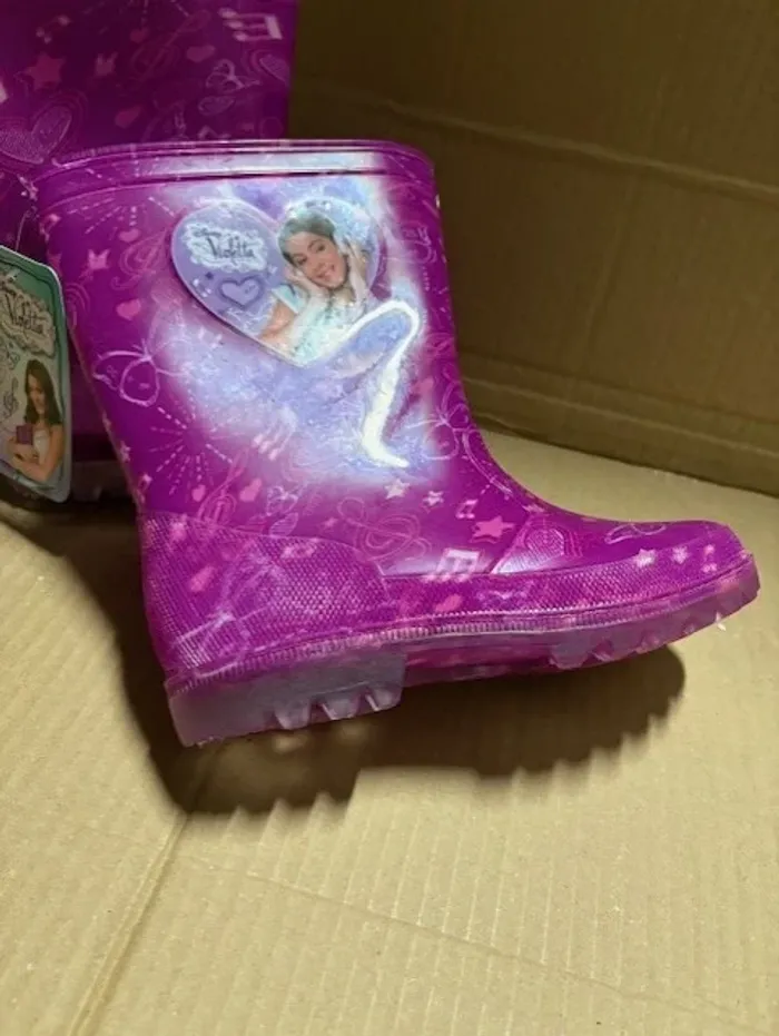 bottes de pluie enfant disney violetta taille 32 - photo numéro 4