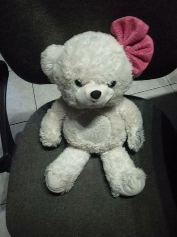 Peluche ourson blanc Lumicalin