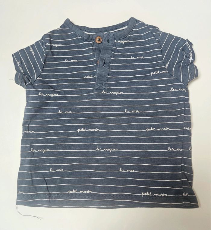 Lot 3 t-shirt taille 6 mois - photo numéro 6
