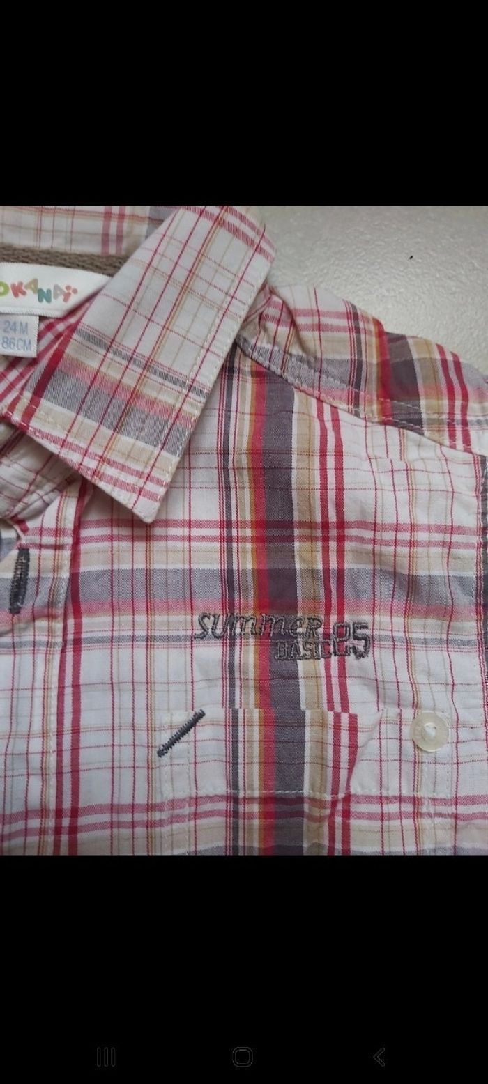Chemise manche courte 24 mois - photo numéro 3