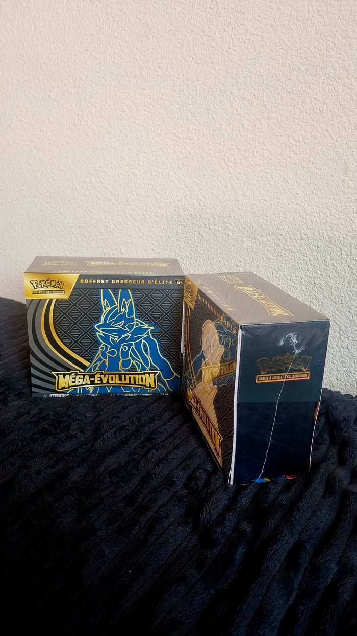 ETB Pokémon Méga Évolution – Méga Lucario & Méga Gardevoir PACK - photo numéro 4