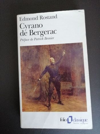 Livre Cyrano de Bergerac d'Edmond Rostand en bon état